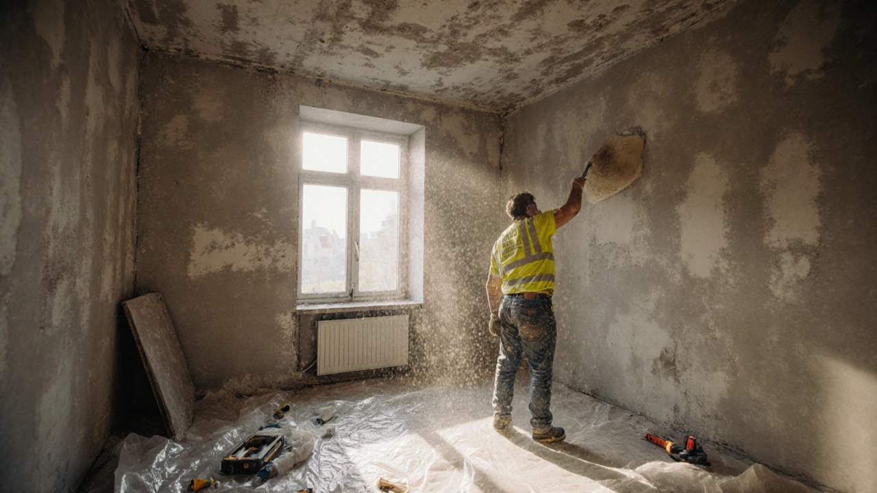Что делают сначала: пол стены или потолок? Правильный порядок работ при капитальном ремонте