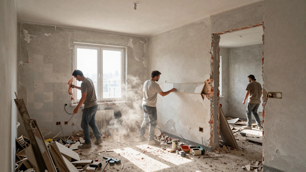 Какой порядок ремонта в квартире: пошаговая схема от сноса до финиша