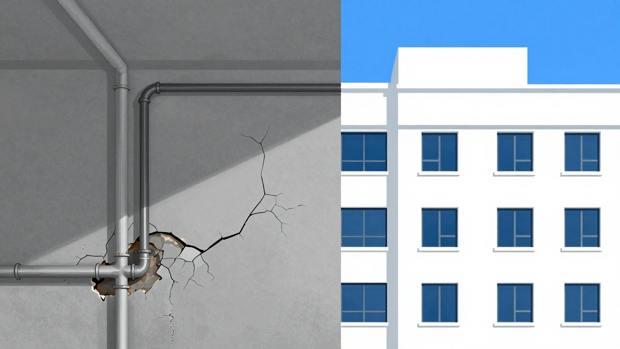 Старая и новая квартира: состояние стен и коммуникаций