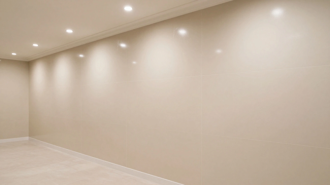 Завершенный ремонт коридора с пластиковой отделкой стен