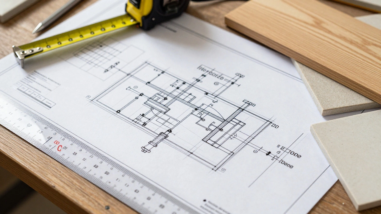 Технический проект квартиры с чертежами и образцами материалов